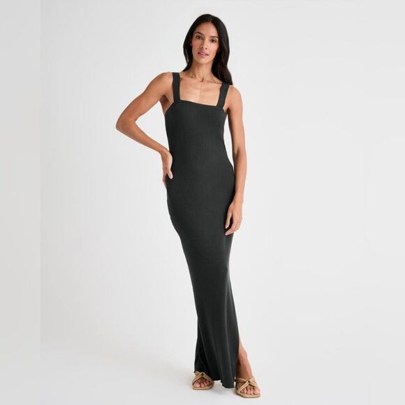 NWT Splendid x Rachelove Square Neck Sleeveless Ribbed Bodycon Tank Dress XS - Picture 1 of 13